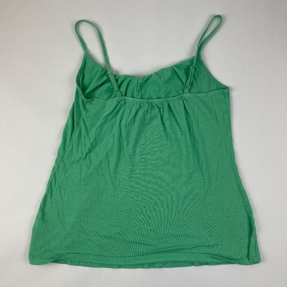 Old Navy Womens Tank Top Green Ruffles Small Pet - Picture 4 of 5